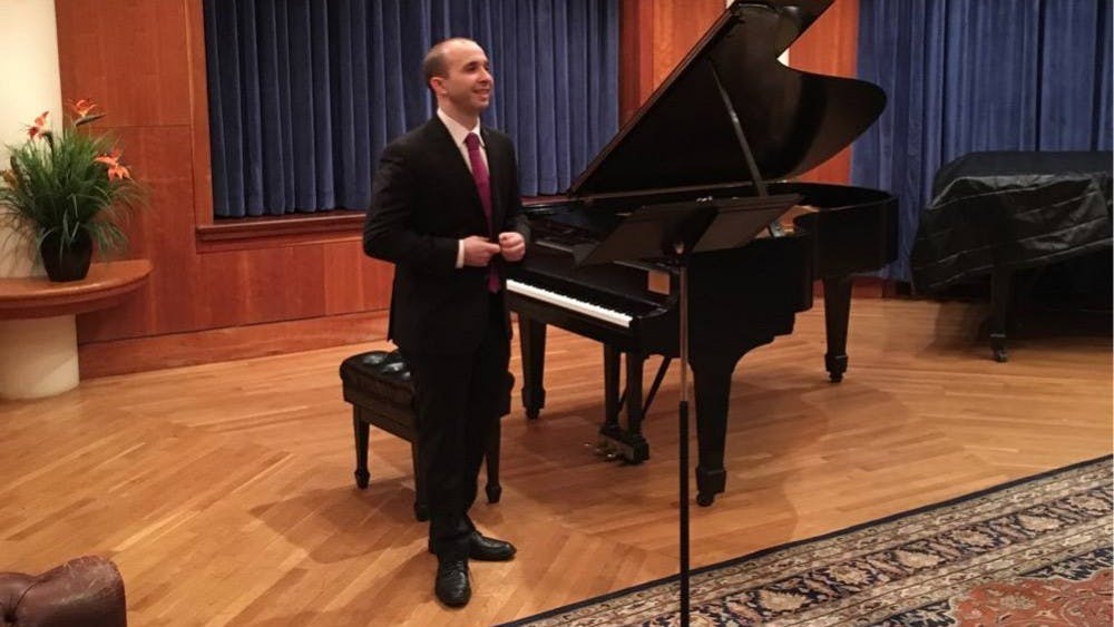 Ball State hosted auditions for the Hastings International Piano Concerto Competition last week. Daniel Baer is one of the 42 entrants in the competition. Daniel Baer, Photo Provided