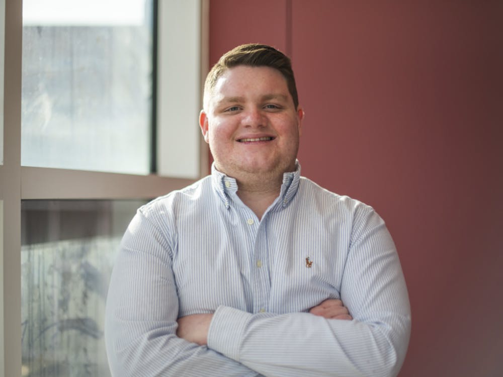 Matt Dowell, senior professional selling major, poses for a photo at McKinley Avenue Agency. Dowell, who will be a sales director at McKinley Avenue for the 2019-20 academic year, started a summer sales internship with Dell Technologies May 21, 2019. Betsy Meyer, Photo Provided