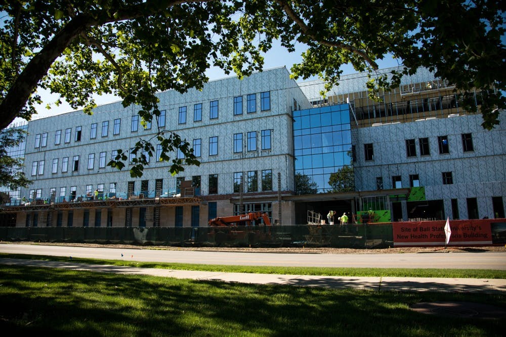<p>The College of Health is the newest campus building for students in programs such as nursing, kinesiology, psychology and speech pathology. The college was launched in 2016 and construction will be completed by the spring of 2019. <strong>Rachel Ellis, DN</strong></p>