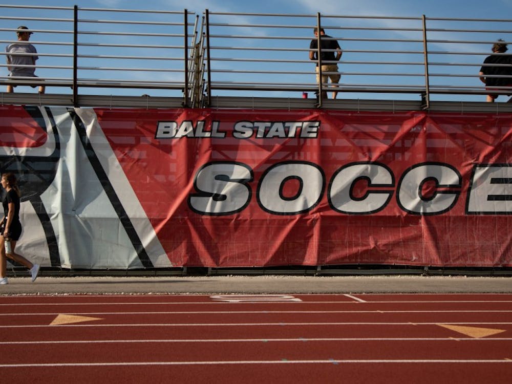 Fans walk around and talk during half time at the Woman's Soccer game, Thursday, Aug. 28, 2019 at Briner Sports Complex. &nbsp;Ball State Woman's soccer team defeated Illinois State University 1-0. Rebecca Slezak, DN