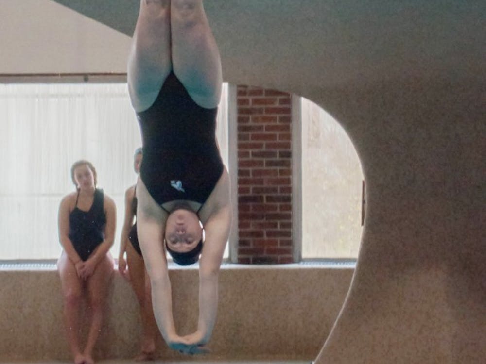 Ball State freshman diver Brittany Penn competes for Ball State at the Doug Coers Invitational. This is the 10th annual invitational. DN POHTO KATIE GRAY