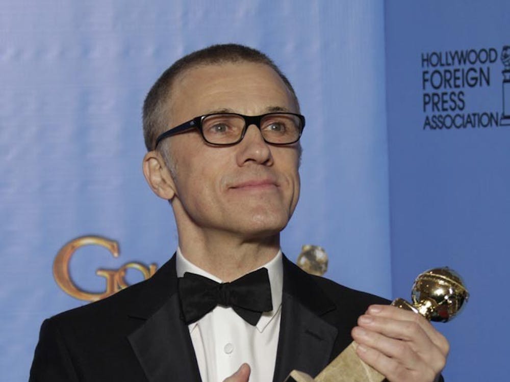 Christoph Waltz backstage at the 70th Annual Golden Globe Awards show at the Beverly Hilton Hotel on Sunday, January 13, 2013, in Beverly Hills, California. (Lawrence K. Ho/Los Angeles Times/MCT)