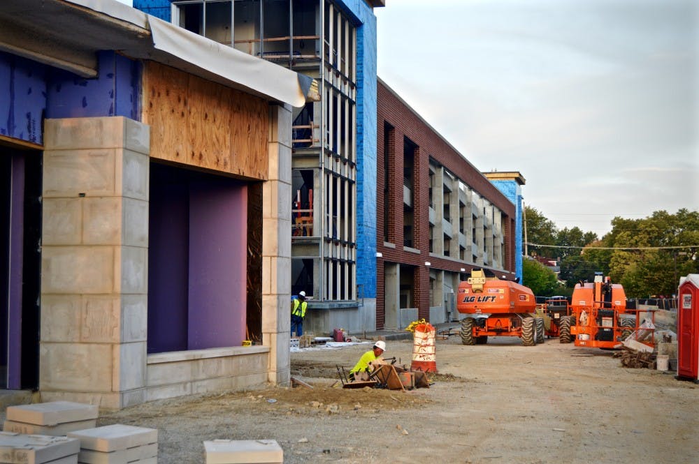 <p>A Courtyard by Marriott is coming to downtown Muncie. This hotel will be a learning hotel for people with disabilities to learn skills in the hospitality industry. <em>DN PHOTO REBECCA KIZER</em></p>