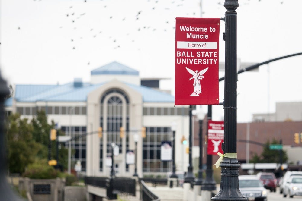 <p><strong>Muncie</strong> prepares for Ball State's homecoming, even though it is considered as a university event. Homecoming has a positive impact on local businesses, restaurants and gas stations from out of town visitors. <em>DN PHOTO JORDAN HUFFER</em></p>