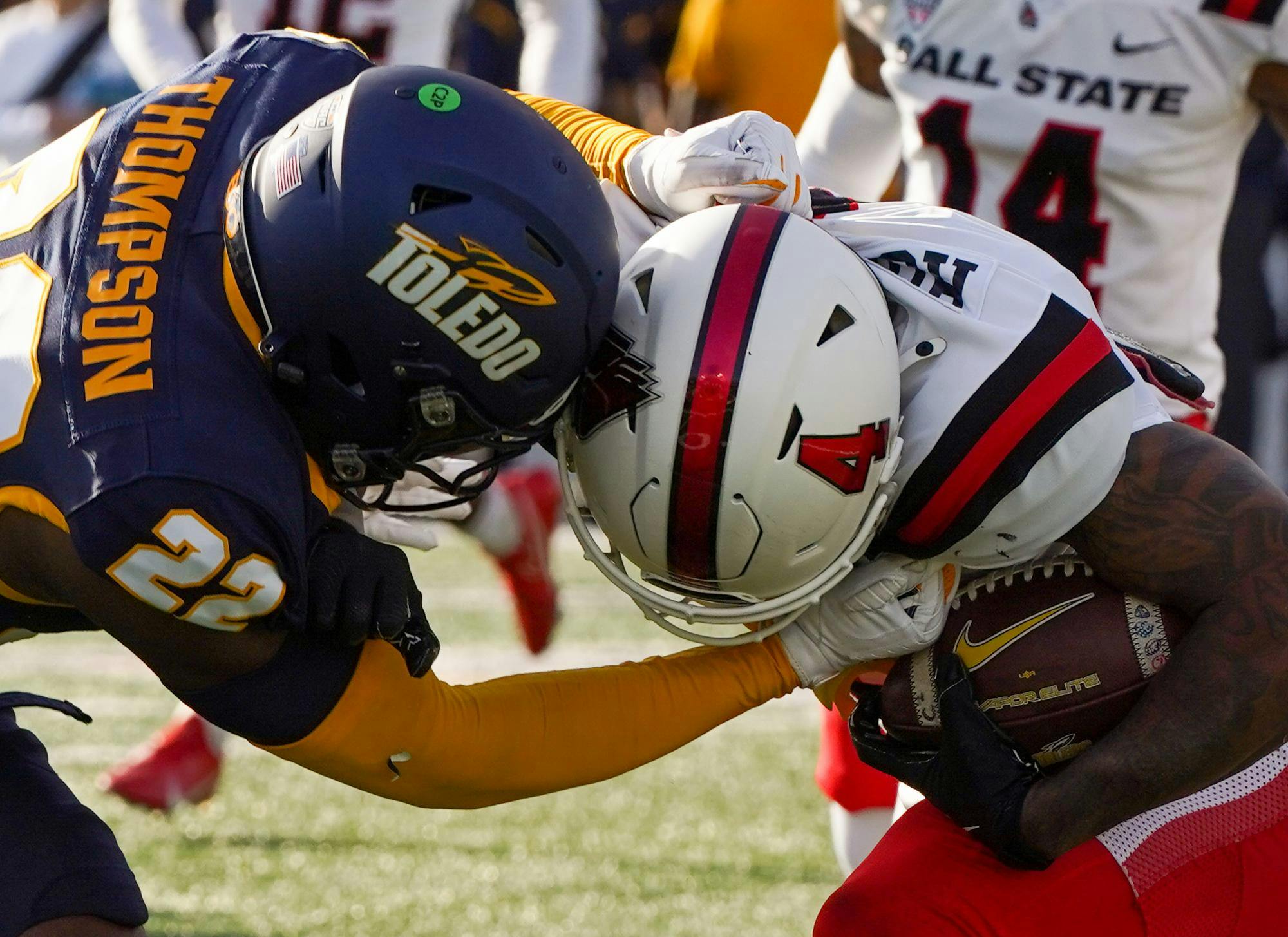 Toledo and Ball State go head to head during the game Nov, Nov 22 at Glass Bowl Stadium. Isabella Kemper, DN