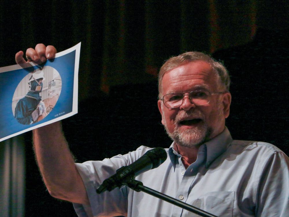 James Rybarczyk, associate professor of chemistry, spoke on the panel about the Waelz Sustainable Products LLP (WSP) plant coming to Muncie after it was canceled. The plant would have created 90 jobs, Jacob Musselman, DN