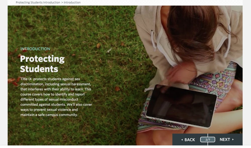 The &nbsp;Campus Sexual Violence Elimination Act is requiring higher education institutions to train employees about how to handle and prevent rape, domestic and dating violence, sexual assault and stalking. Ball State faculty, staff and students take part in the Campus SaVE Act Training.&nbsp;PHOTO COURTESY OF LAWROOM.COM