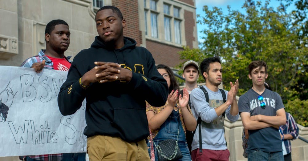Ethic Theatre Alliance held a protest to promote diversity on Sept. 7 starting from the University Green to David Owsley Museum. The protest was in response to the white supremacy rally in Charlottesville and the announcement of the DACA program ending.