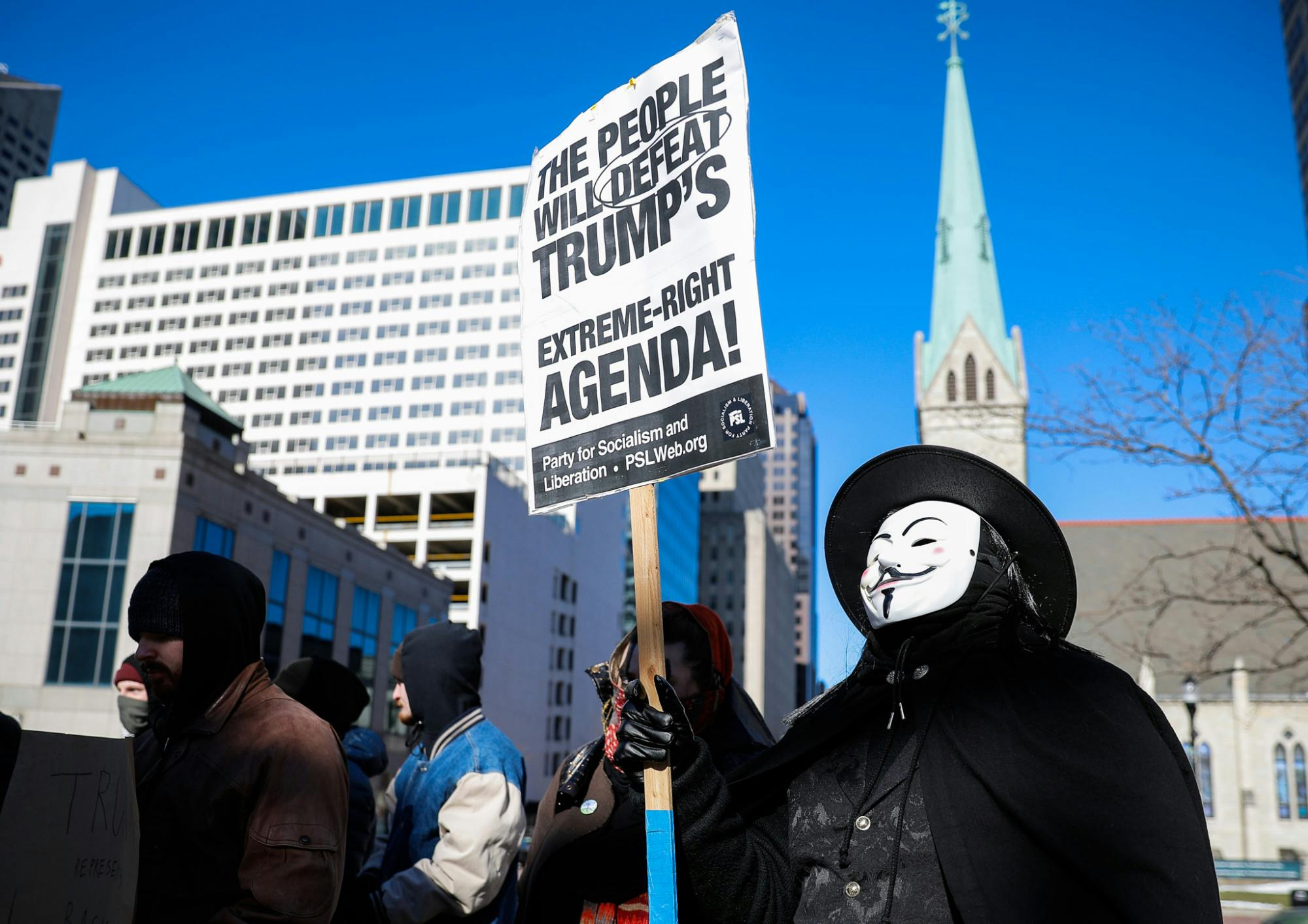 Indianapolis Party for Socialism and Liberation holds rally on Monument ...