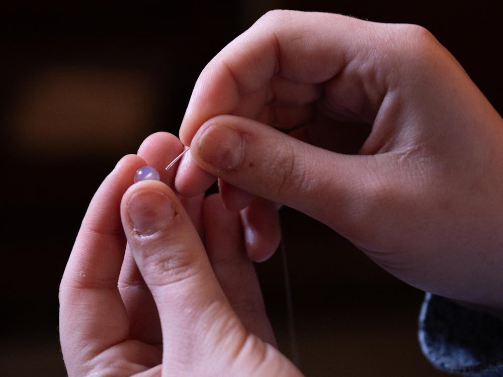 Chloe's Gems, a grandmother-granddaughter business, has made jewelry by hand for the Muncie Community since 2022. Business owner Chloe Rains works closely with her grandmother Melinda Rains to create jewelry of all varieties, including bracelets, earrings, necklaces, and rings. Chloe and Melinda can be found at the Minnetrista Indoor Farmers Market from 9 a.m. - noon, the next one taking place on Valentine’s Day, Feb. 14.