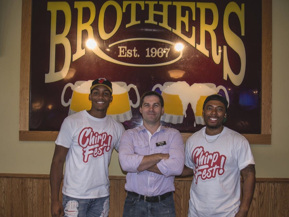 Darius Norwood and Chris Cammack, organizers of ChirpFest, have a budget of $25,000 for the festival. Norwood and Cammack had to get approval from the Muncie Board of Works to take over Dill Street. PHOTO PROVIDED BY DARIUS NORWOOD