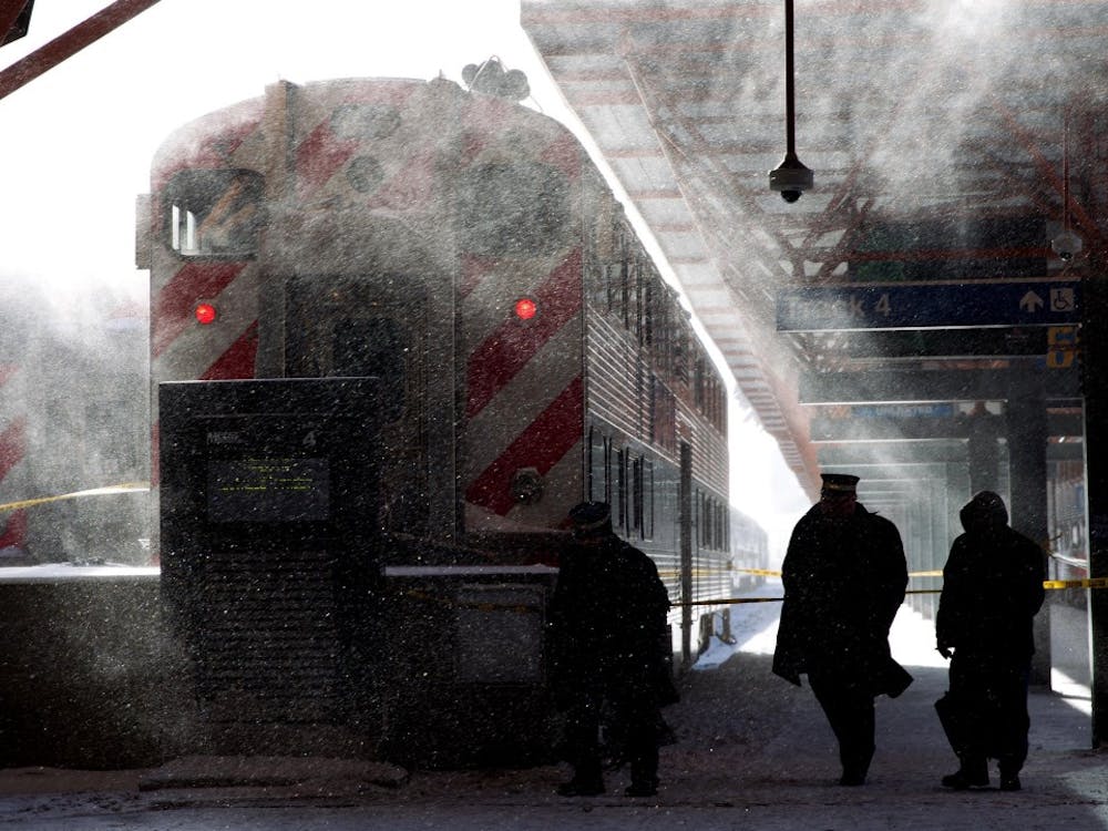 Metra employees experience subzero temperatures Monday at the LaSalle Street station in Chicago. MCT PHOTO