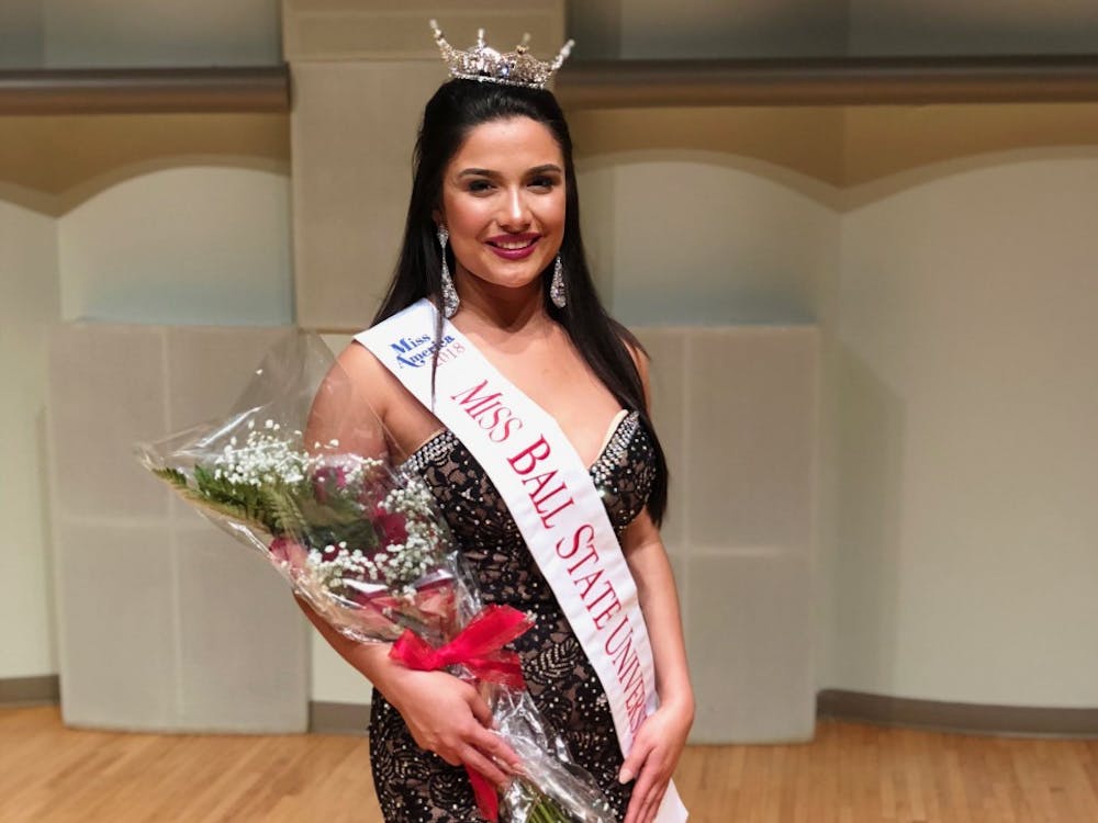 Victoria Ruble won the title Miss Ball State University. Among two jobs, service projects, school and the University Singers, Ruble created her own platform for the competition titled Redefining CommUNITY. Victoria Ruble, DN&nbsp;
