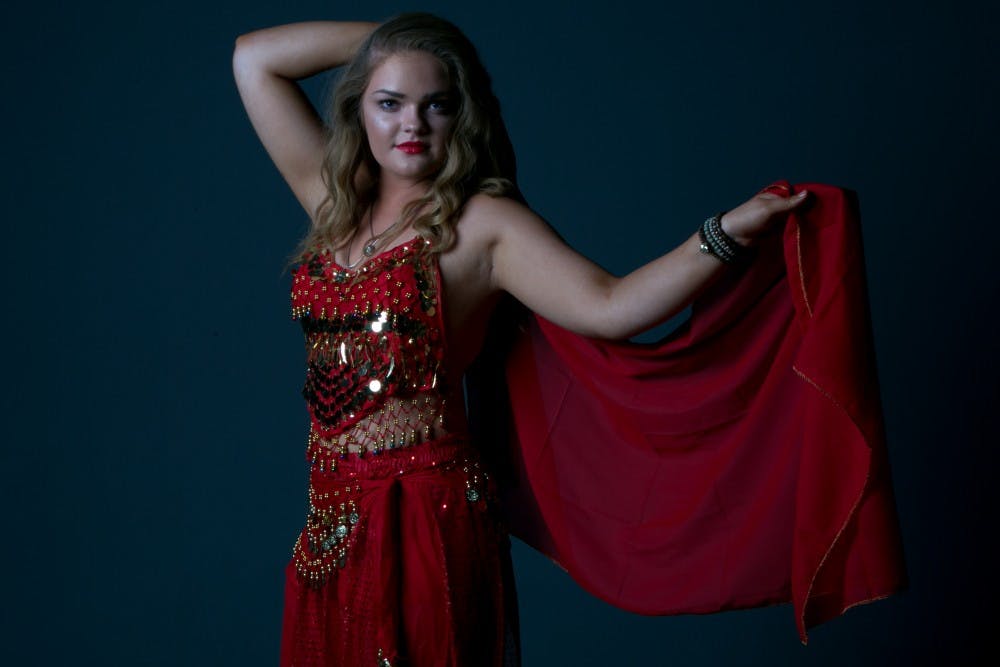 <p>Ball State's Belly Dancing Club will be taking part in Cornerstone Center for the Art's Winter Hafla and Fundraiser on Saturday. The event will being with two workshops. Kaiti Sullivan, DN</p>