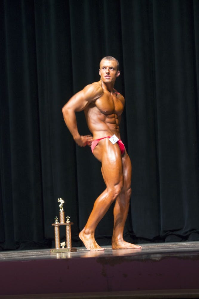 Rick Bickford, junior exercise science major, won first place in the Men