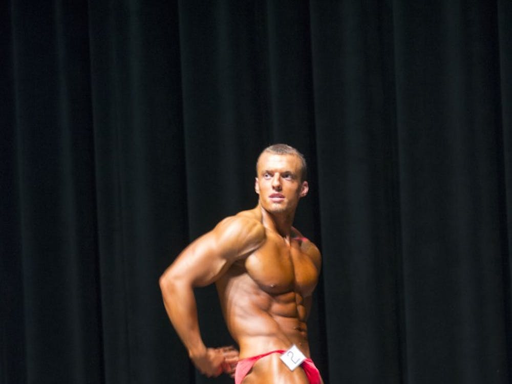 Rick Bickford, junior exercise science major, won first place in the Men