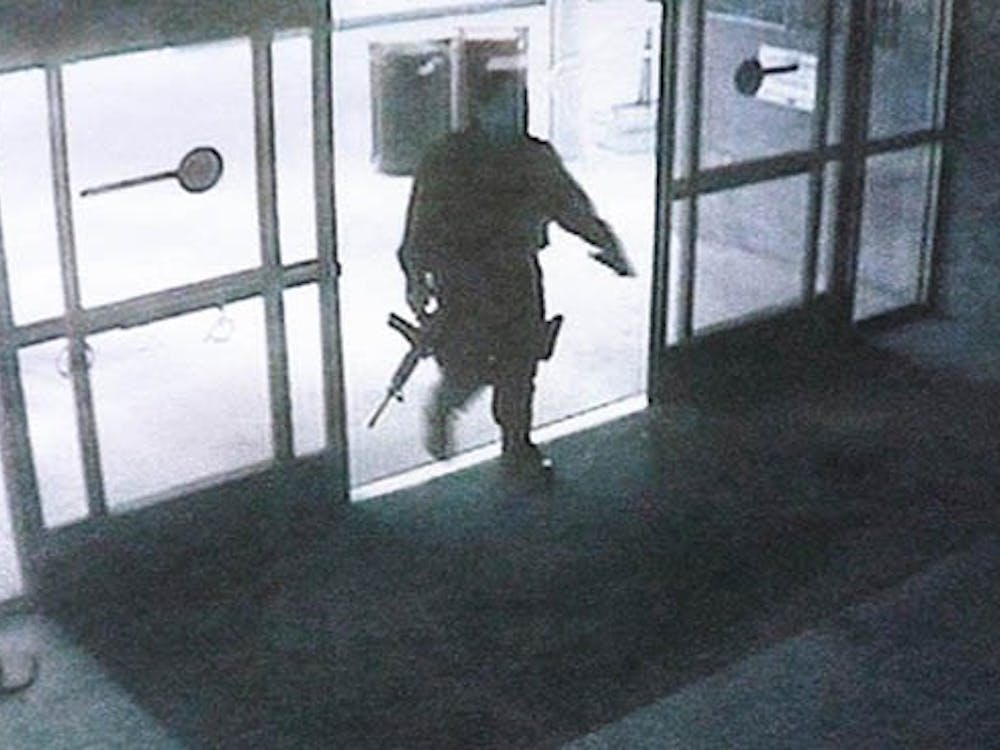 John Zawahri, enters the Santa Monica College Library on june 7th. The shooting rampage claimed its 5th victim, who died in the hospital. MCT PHOTO 
