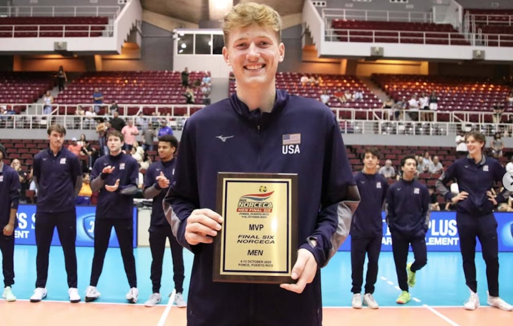 Patrick Rogers wins M.V.P. at NORCECA Championships in Puerto Rico on Oct. 12
	
Photo Courtesy: Ball State Men’s Volleyball