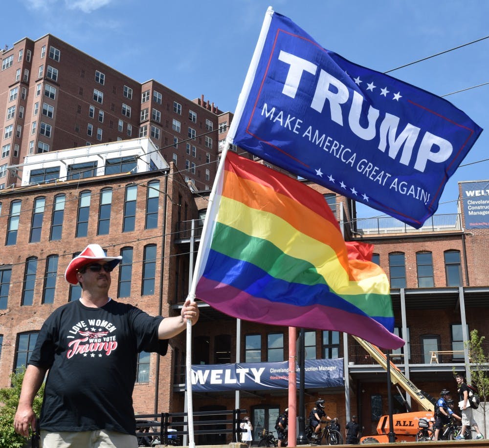 <p>LGBTQ Trump supporters attended the Republican National Convention and "The Most Fabulous Party at the RNC" on July 19. <em>DN PHOTO PATRICK CALVERT</em></p>