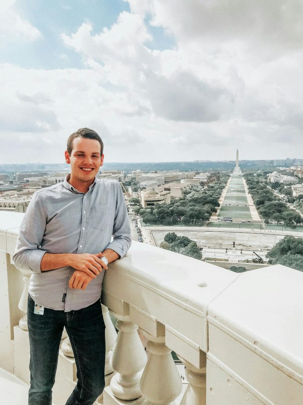 Ryan Ritchie, class of 2018, spent his summer interning at the White House with the Office of Presidential Correspondence. Ritchie aided in communication between the American people and President Trump. PHOTO PROVIDED