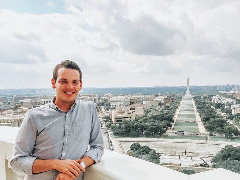 Ryan Ritchie, class of 2018, spent his summer interning at the White House with the Office of Presidential Correspondence. Ritchie aided in communication between the American people and President Trump. PHOTO PROVIDED