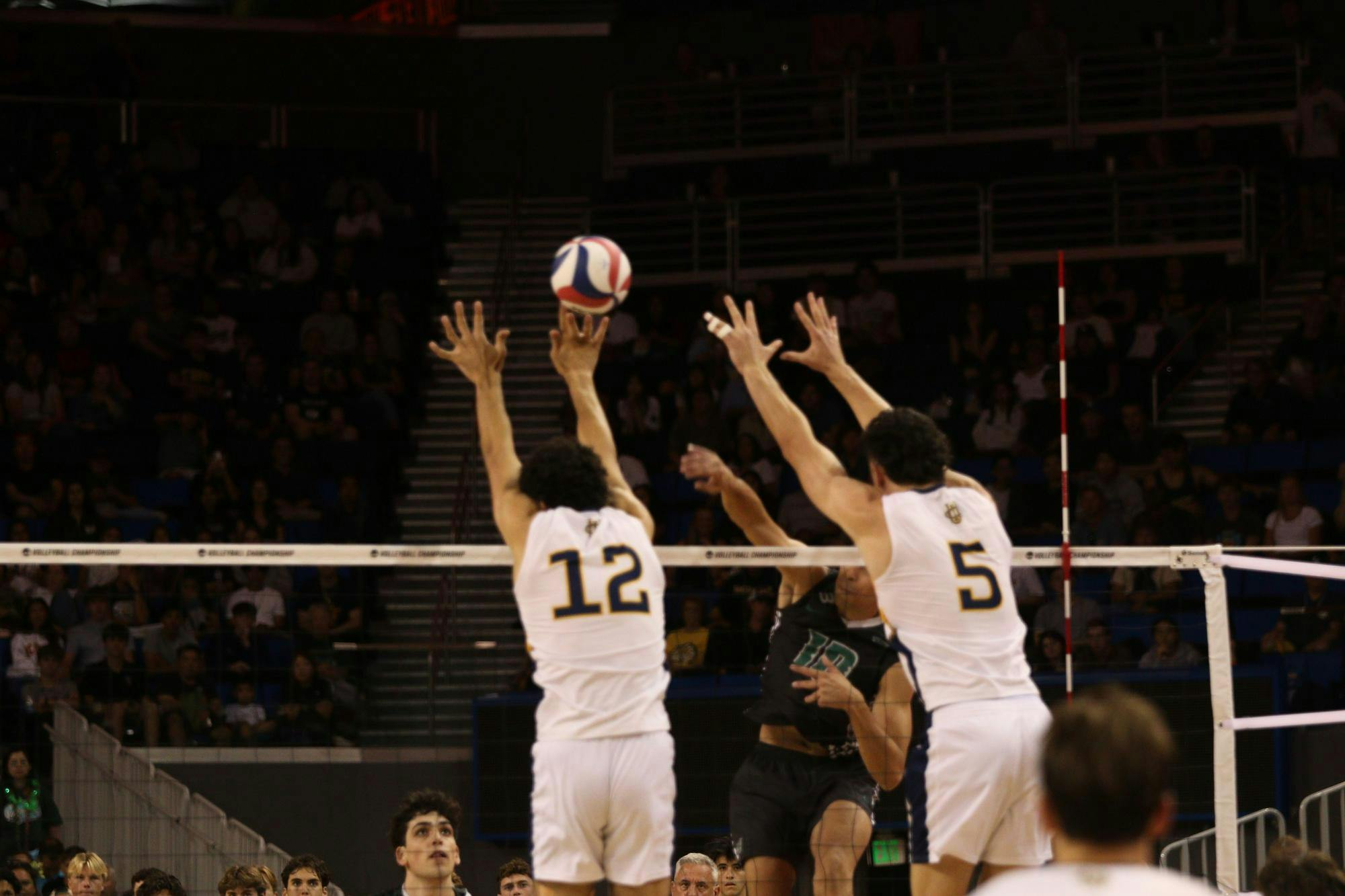 Hawaii and UC Irvine Men's Volleyball square off in the NCAA championship May 11 at Pauley Pavilion in Los Angeles. Kyle Stout, DN