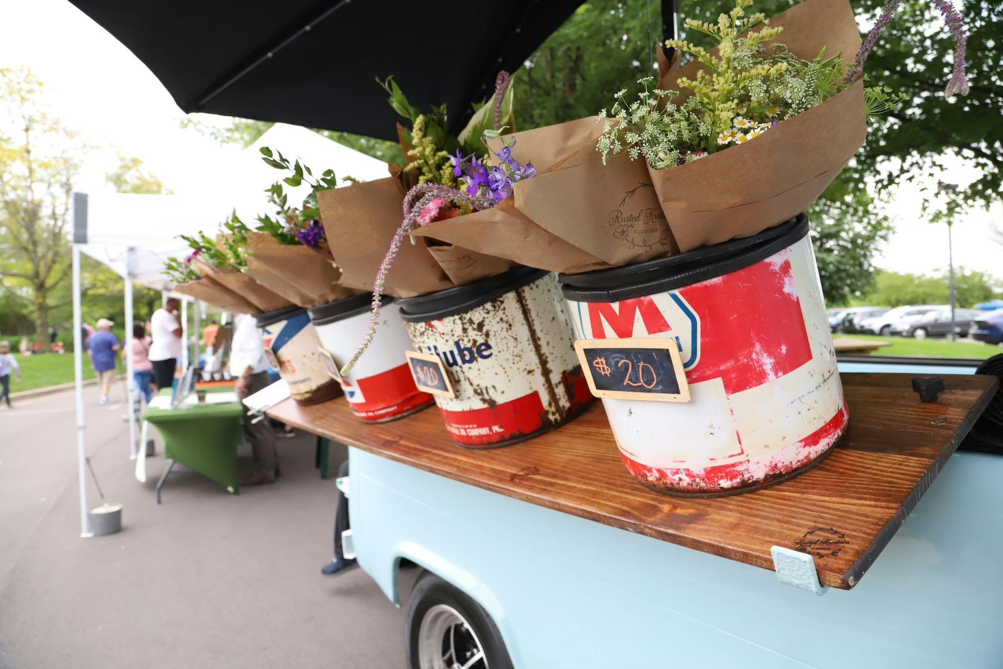 The farmers market takes place every Saturday from 9 A.M. to 12 P.M. and welcomes local vendors, artisans, bakers, and more. Information can be found online at the Minnetrista website.