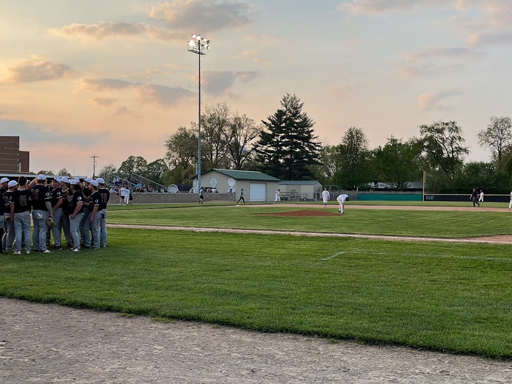 The Delta Eagles and Wes-Del Warriors face off in game two of the Delaware County Baseball Tournament May 10, 2022 in Yorktown, Indiana. The Eagles defeated the Warriors 4-2. Kyle Smedley, DN 