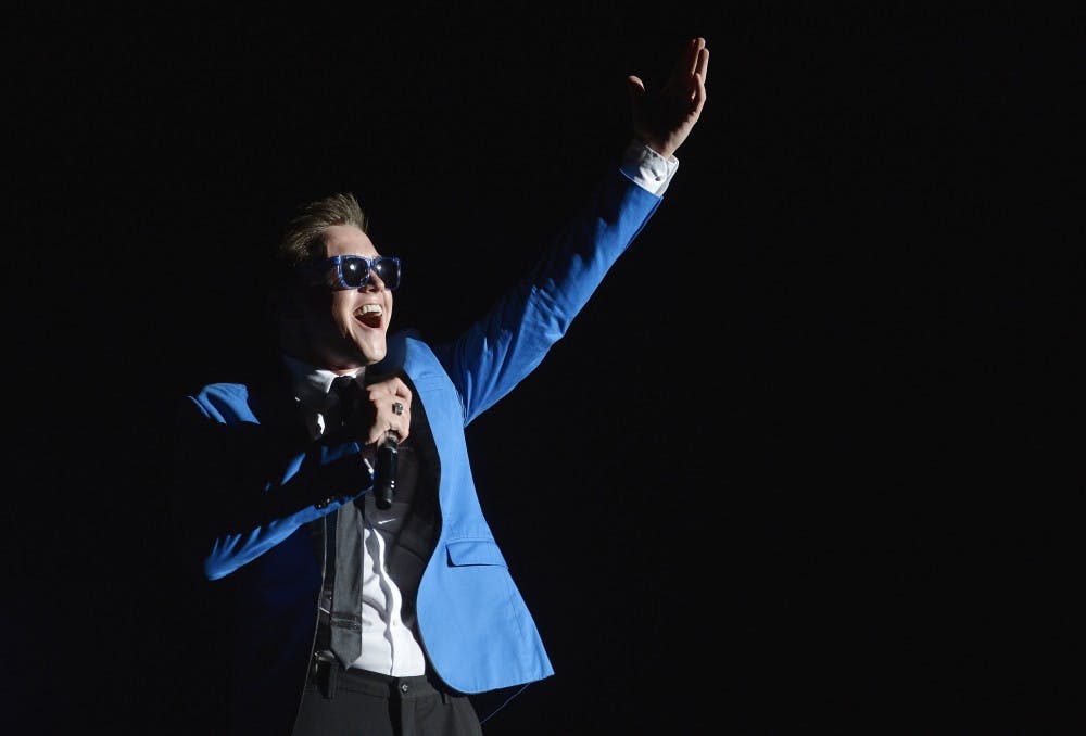 Jesse McCartney performs in concert in Raleigh, North Carolina, August 20, 2013. (Scott Sharpe/Raleigh News & Observer/MCT)