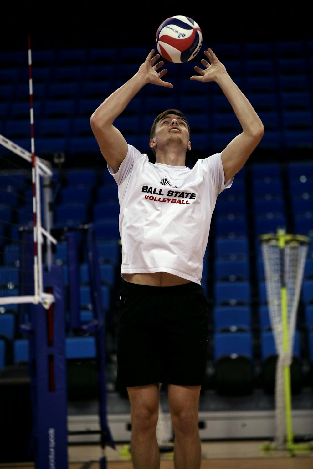 Ball State Men's Volleyball had their final practice before their NCAA Tournament semifinal against the University of Hawaii. The Cardinals defeated the Rainbow Warriors on two separate occasions in the 2022 season, Jan. 19 (3-0) and Jan. 31 (3-2).