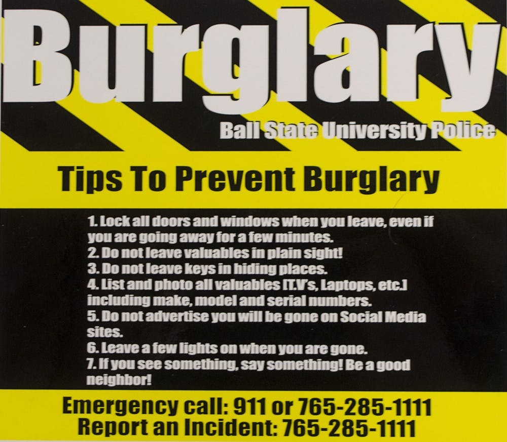 <p>Students living <g style="background-color: initial; font-size: 14px; color: rgb(51, 51, 51);">around</g> campus this summer might want to take some precautions before they go on summer vacation, internships or back home to prevent burglaries.&nbsp;<em>BREANNA DAUGHERTY // DN FILE</em></p>