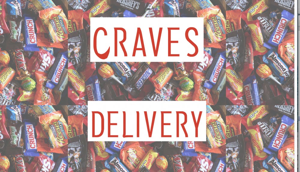 <p>Ball State sophomore Zachary Cable and Indiana University graduate Drew Crowe are opening a new business on March 14, Craves Delivery. The business will delivery snacks and candy bars to students from the hours of 9 a.m. to 4 a.m. <em>PHOTO COURTESY OF CRAVESDELIVERY.COM</em></p>