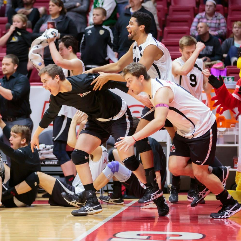 RECAP: Ball State men's volleyball falls to Lewis, 3-1 