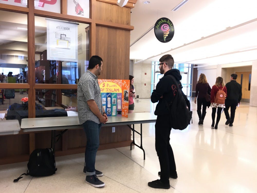 In hopes of shedding some light on those minorities, the Muslim Student Association president Saleem Abufares, along with members of MSA voted to host Meet a Muslim. Meet a Muslim is a platform that organizations such as MSA National and WeUnify have used to create conversation. Mary Freda // DN