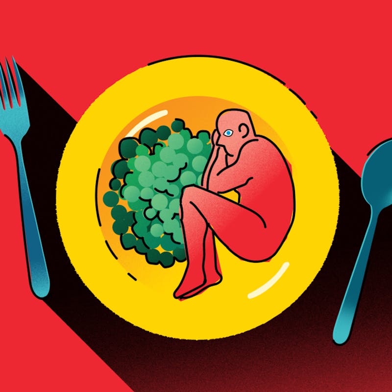 A visual representation of Kyle Smedley's struggles with dieting and body image. Meghan Holt, DN