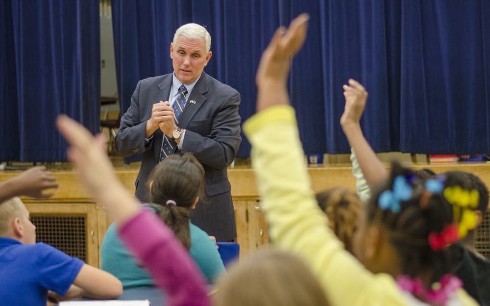 Pence answers Muncie 4th graders' burning questions