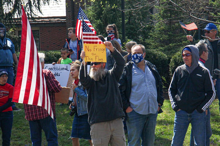 Protest Outside Governors Mansion Ball State Daily 