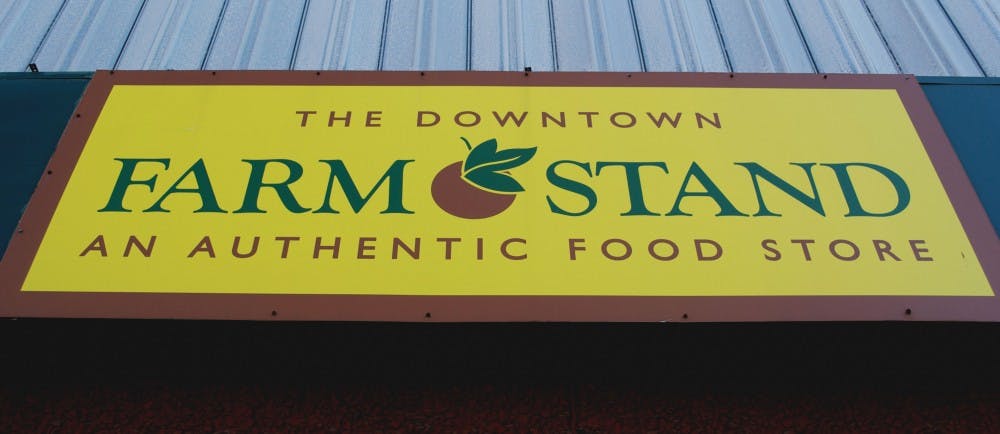 Dave Ring opened the Downtown Farm Stand in May of 2007 as a product of his own environmentalism. The Farm Stand has organic food from all over Indiana.&nbsp;DN PHOTO SAMANTHA BRAMMER