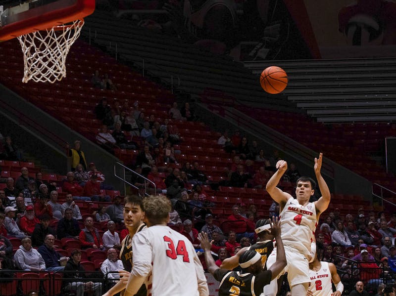 Junior Juanse Gorosito shoots a basket at Worthen Arena on Jan. 28, 2025. Gorosito played in 33 games and made 17 starts in his sophmore season. LJ Barnes, DN