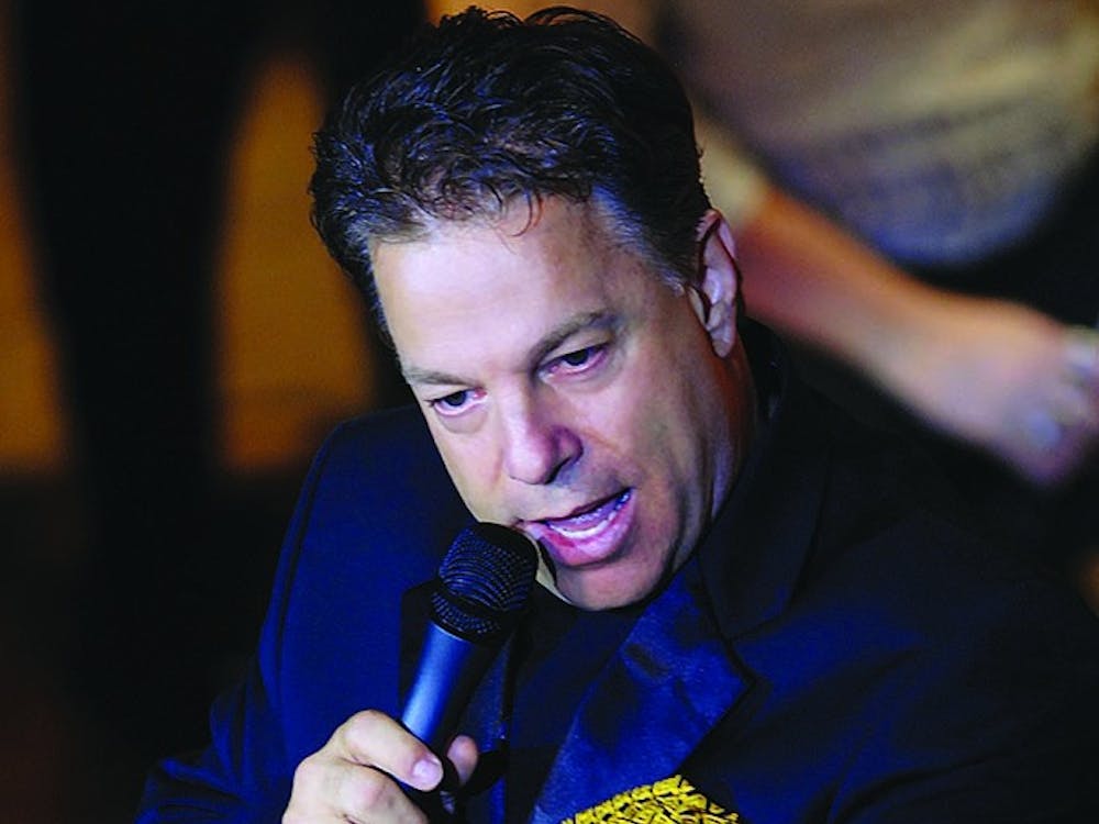 Steve Lippia sings during a concert. Lippia will be performing tonight in Sursa hall for the "Art of Jazz Series: A Las Vegas Show Tribute to Frank Sinatra". PHOTO PROVIDED BY 