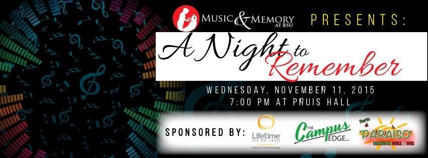 PHOTO COURTESY OF MUSIC AND MEMORY AT BSU FACEBOOK