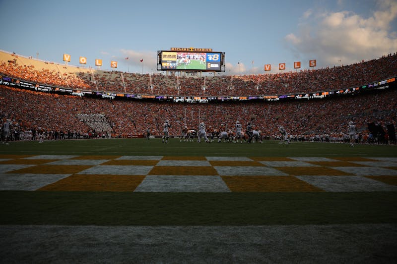 Ball State and Tennessee Fans Gather at Neyland Stadium