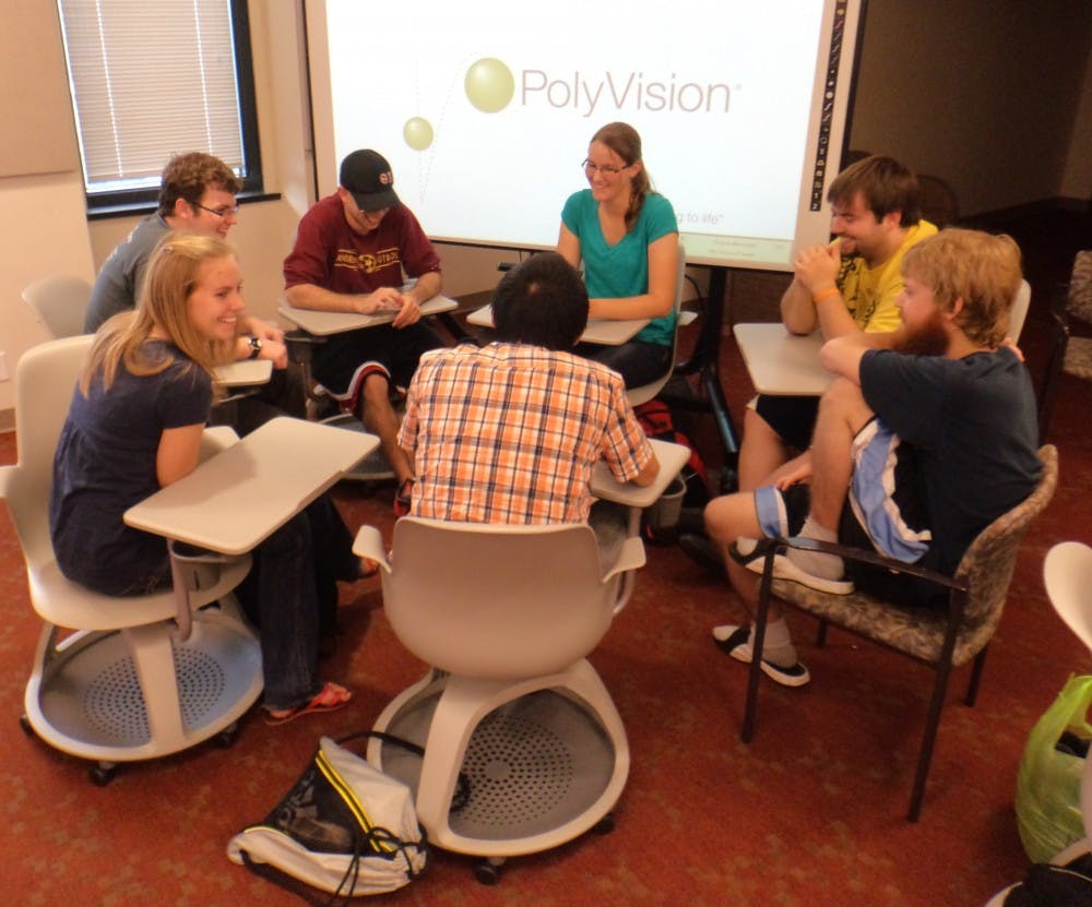 Toby Wilt participates in his immersive learning project for his senior capstone course. According to friends, Wilt, an information systems and operations management major, was a daredevil and prankster. PHOTO PROVIDED BY FRED KITCHENS III                               