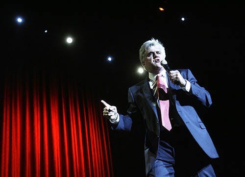 Jay Leno takes the stage to raise money for the Gulf Coast Community Foundation on August 21, 2010 with Jay Leno Stand-up for the Gulf Coast Benefit, at the Beau Rivage Theatre in Biloxi, Miss. Leno has announced that he is handing off the Tonight Show to Jimmy Fallon who will take over in about an year. MCT PHOTO
