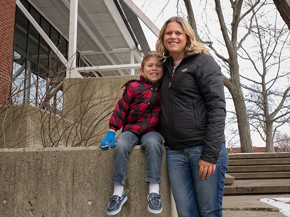 Junior nursing major Samantha Schwartz is motivated by her 4-year-old son, Carson, and her success in school.