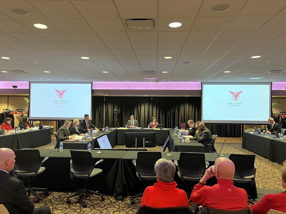 The Ball State University Board of Trustees met Dec. 16, in L.A. Pittenger Student Center, Cardinal Hall A&B in Muncie, Ind. The Board met with three separate committees, and held a general session to close. (Kyle Smedley, DN)