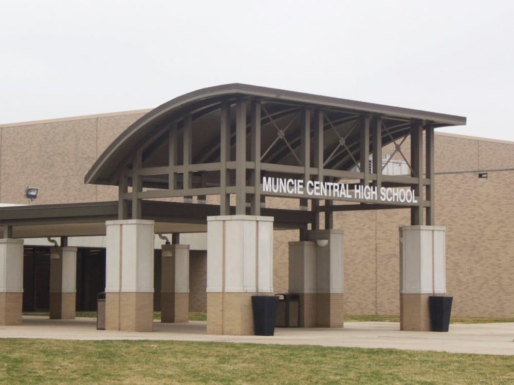 Muncie Central High School entrance: Patrick Murphy // DN File