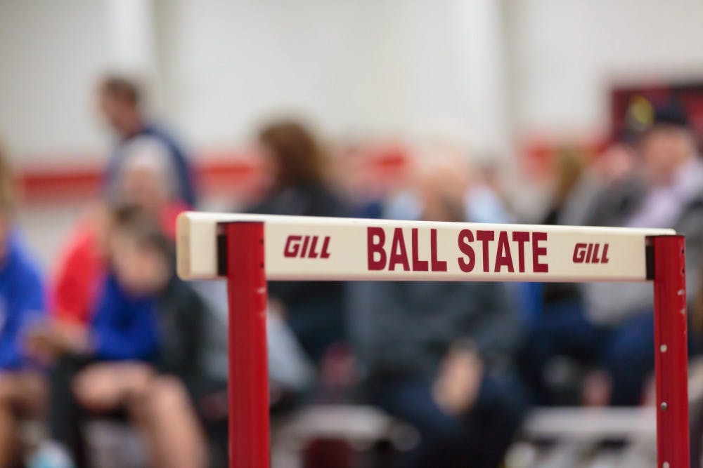 The Ball State track and field hosts the only home indoor meet of the season in the Field Sports Buidling on Feb. 17. The Ball State Tune-Up included teams from Fort Wayne, Western Michigan, and Wright State. Kyle Crawford // DN