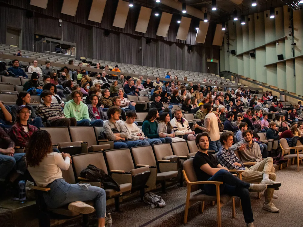 Ball State University held a student comedy show "Chirp Up" on Saturday, March 26th, 2022 in Pruis Hall. Students were able to watch or participate in the event to show off their comedy skills. Photos by Annie Bastian