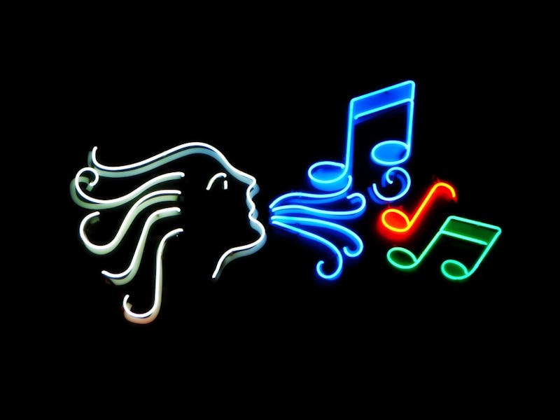 Neon Music Sign